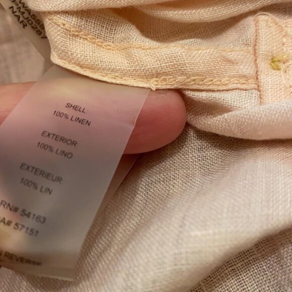 Calvin Klein pink linen shirt. Size Xs. Very good condition - Picture 8 of 10